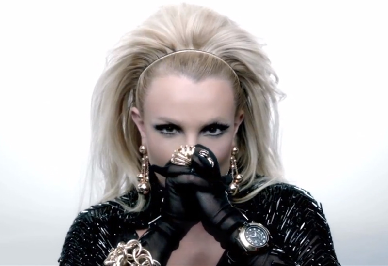 Britney glam rock video